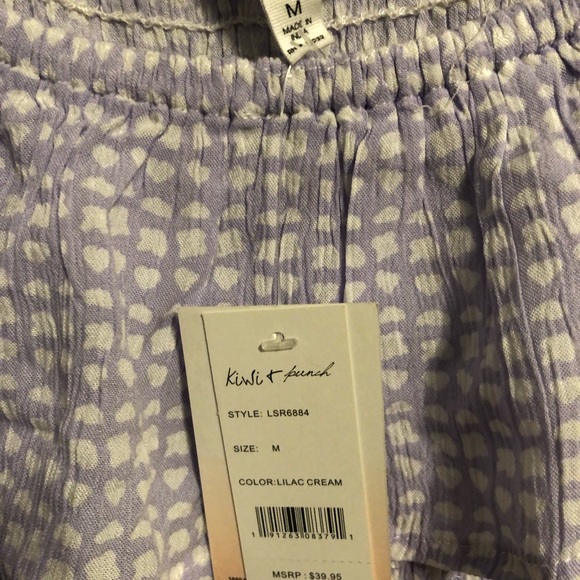 Size Medium pastel purple romper - Picture 2 of 4